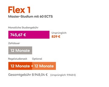 Flex-Modell 1 (Variante 60 ECTS) Flex-Modell 1 (Variante 60 ECTS)