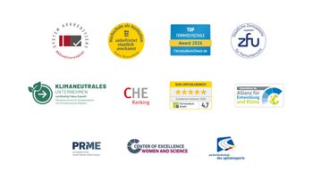 System Akkreditiert, unbefristet staatlich anerkannt sowie beliebteste Fernhochschule 2022